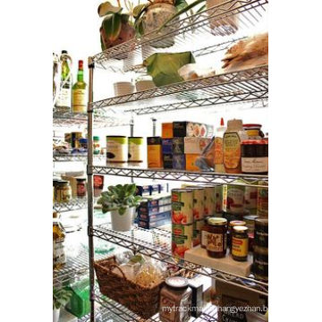 Double-Sided Heavy Duty Metal Supermaket Wire Display Shelves (HD184872A6CR)